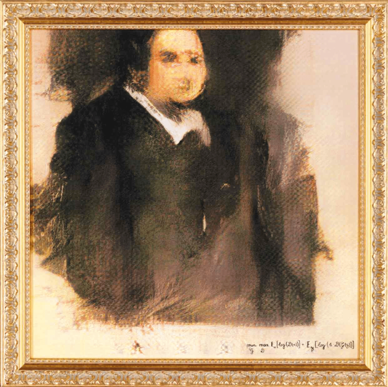 Edmond de Belamy by Obvious, which sold at Christie’s for $432,500